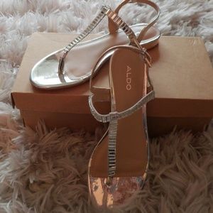 NEW! Aldo Renadia Flat Jewel Sandals